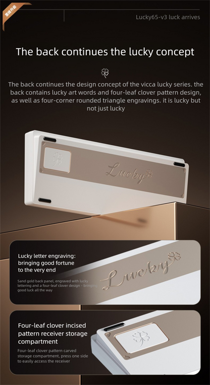 Phone case with Lucky68 branding and text on a dark background