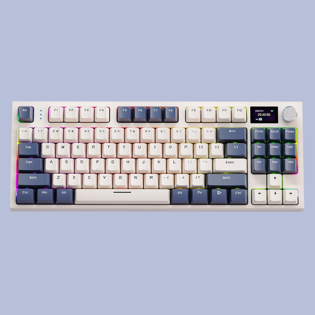 Photo of the Time Machine variant of the Attack Shark - K86 Premium TKL Wireless Mechanical Keyboard