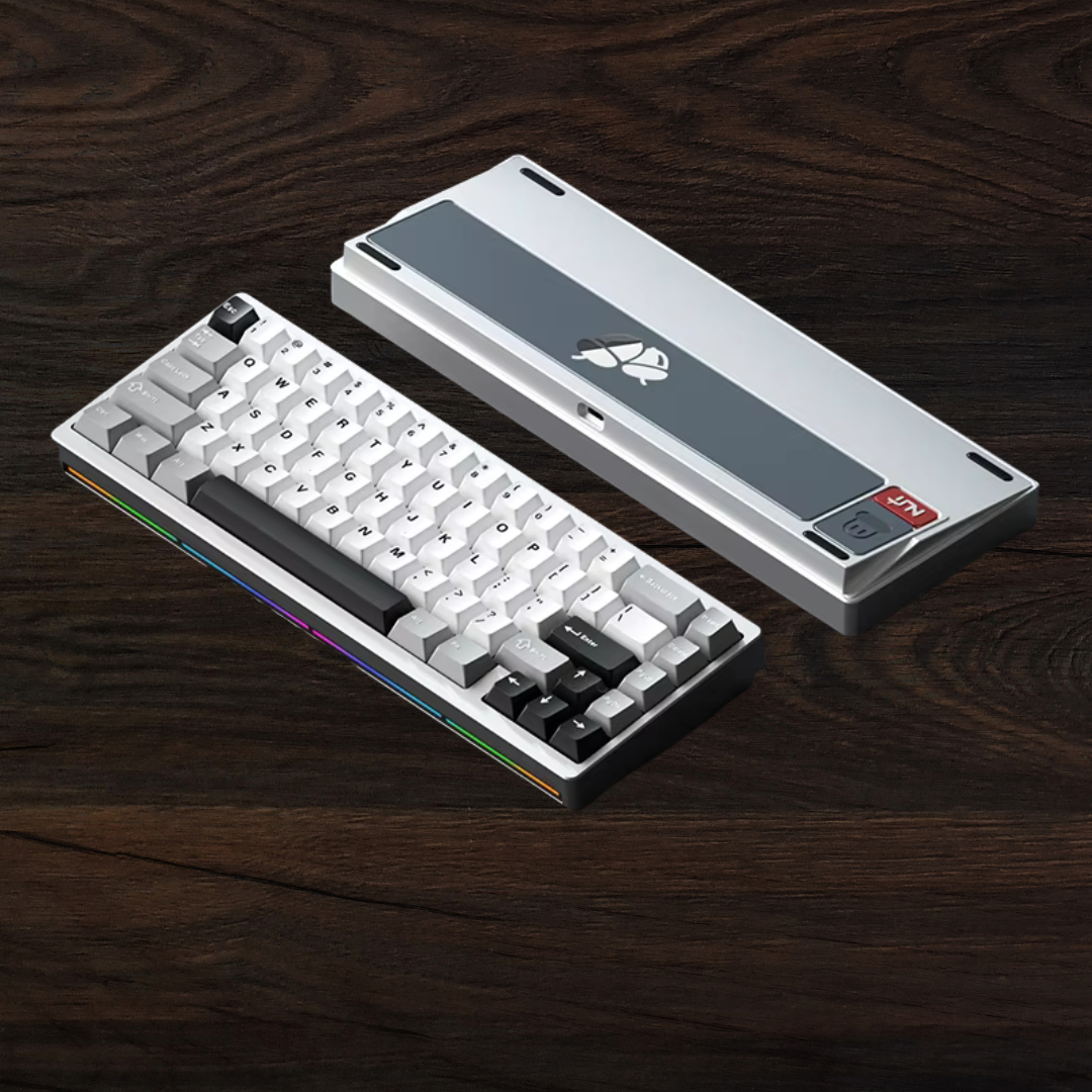Weikav Nut65 Mechanical Gaming Keyboard Kit – Tri-Mode, Wireless, 6000mAh, RGB Sound-Reactive