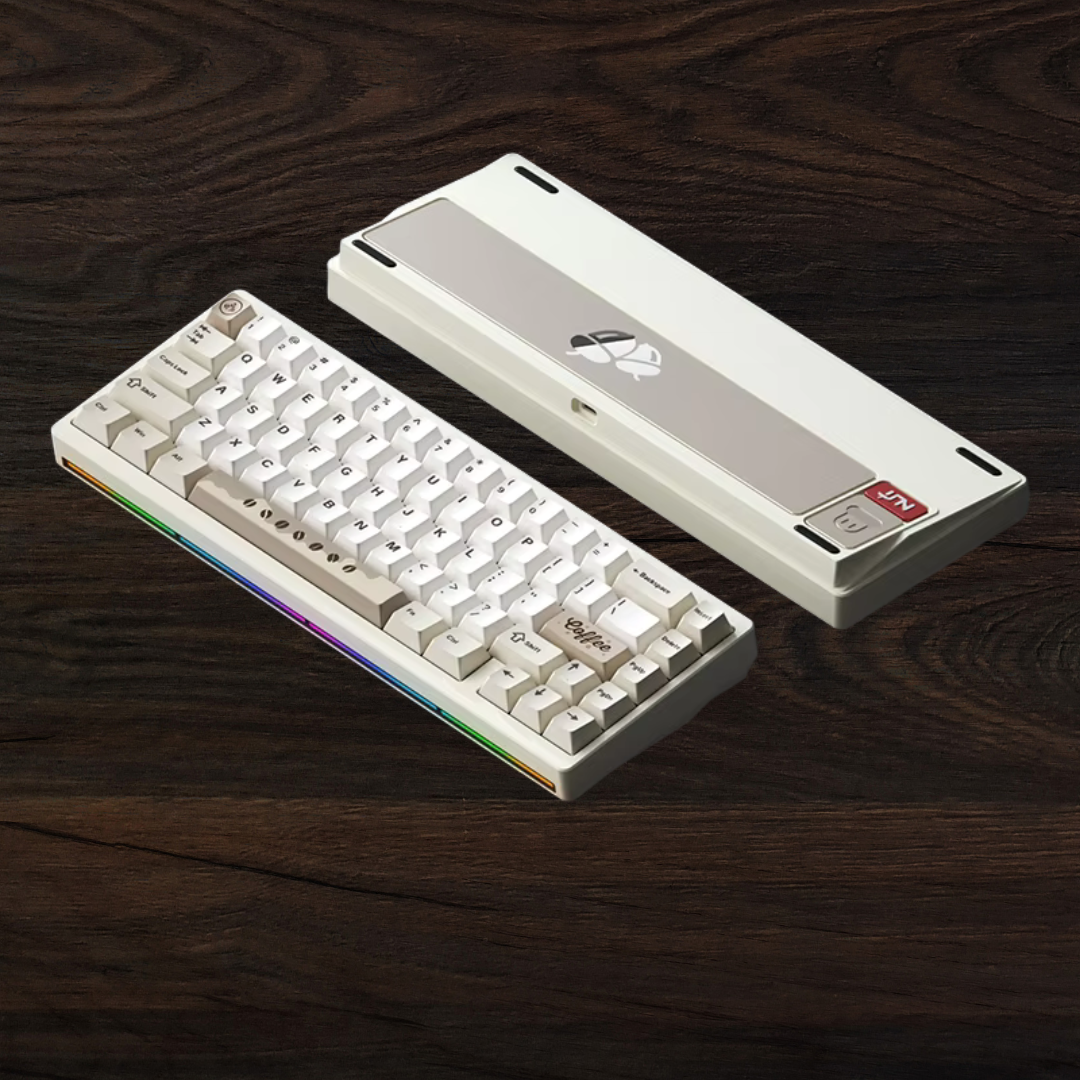 Weikav Nut65 Mechanical Gaming Keyboard Kit – Tri-Mode, Wireless, 6000mAh, RGB Sound-Reactive