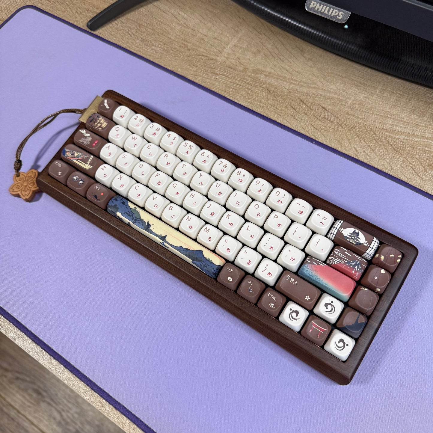 XVX MU68 Fuji Wave – Premium 65% Mechanical Keyboard (Japanese Keycaps)
