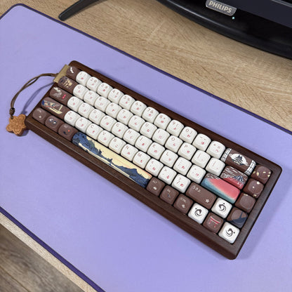 XVX MU68 Fuji Wave – Premium 65% Mechanical Keyboard (Japanese Keycaps)