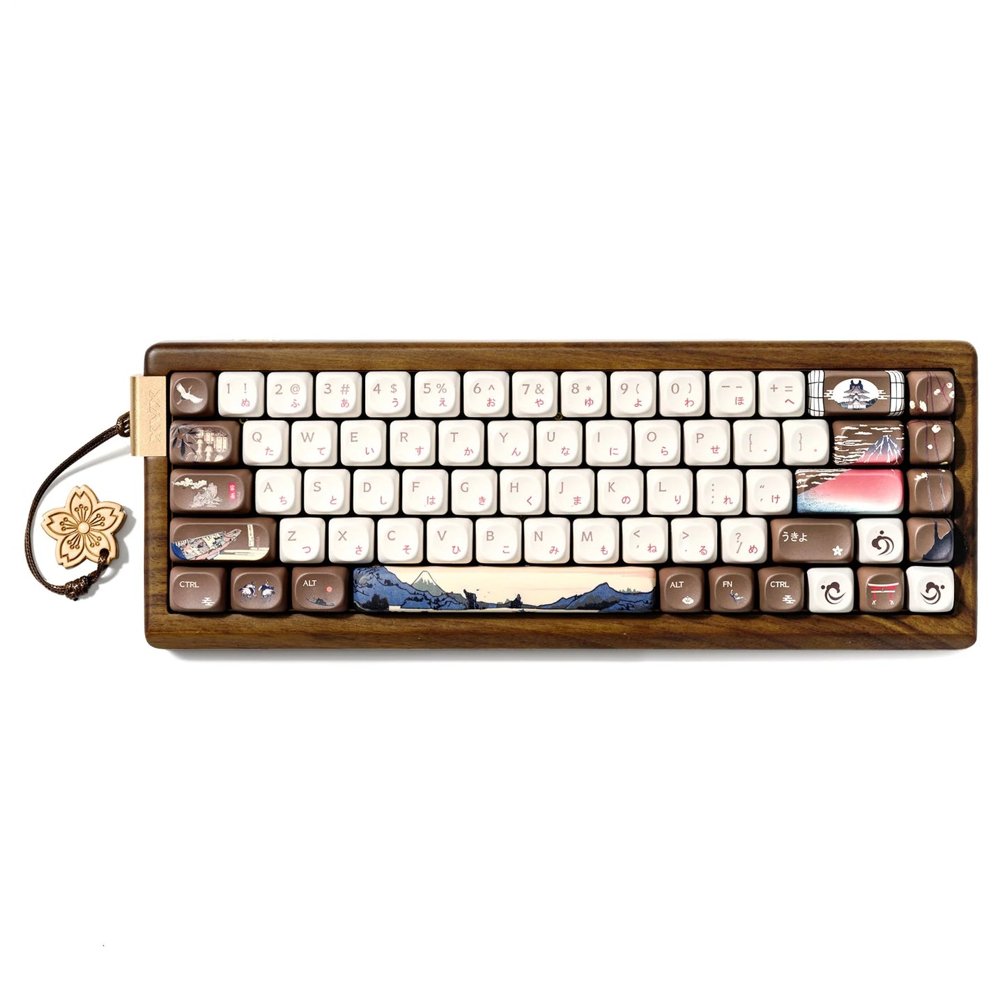XVX MU68 Fuji Wave – Premium 65% Mechanical Keyboard (Japanese Keycaps)