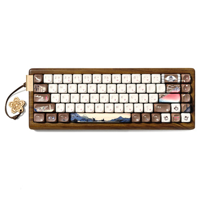 XVX MU68 Fuji Wave – Premium 65% Mechanical Keyboard (Japanese Keycaps)